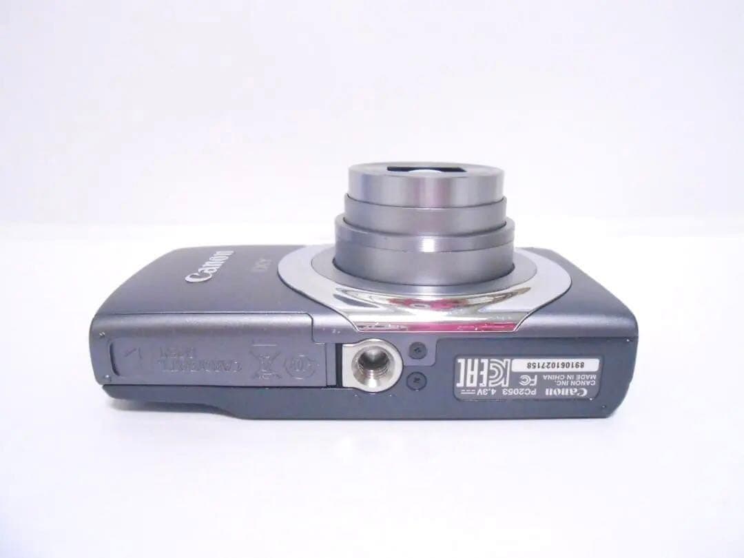 【ほぼ新品・返品保証】キヤノン Canon IXY 130 グレー 箱付き