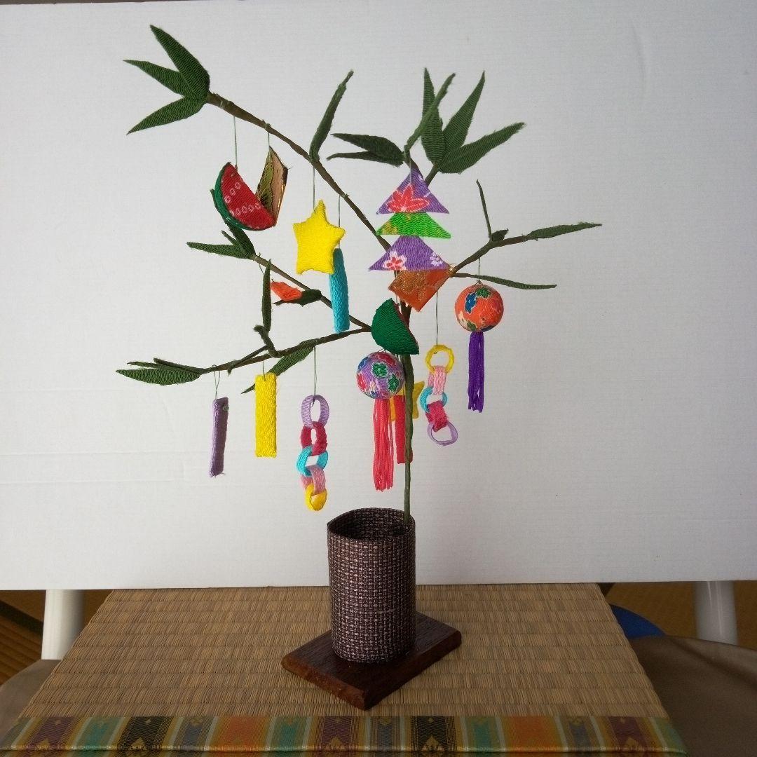 押し絵タペストリーと七夕飾り　まき