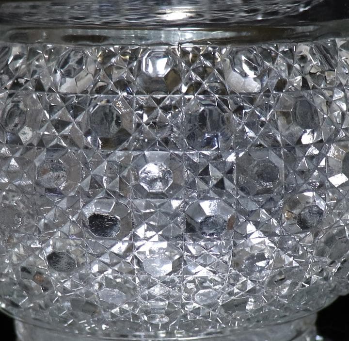 オールド・バカラ 激レア ブロンズ蓋付き 大型 キャンディボックス ディアマン