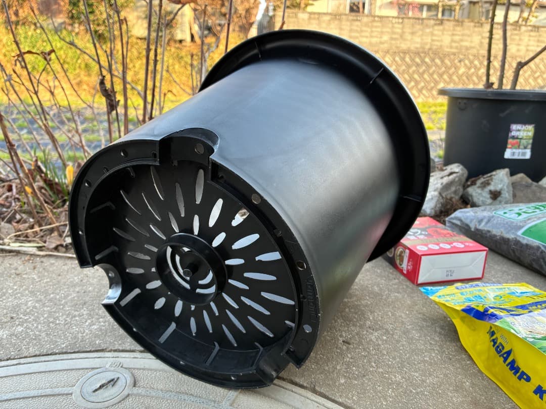 鉢植えバラ ER【スノーグース】　イングリッシュローズ