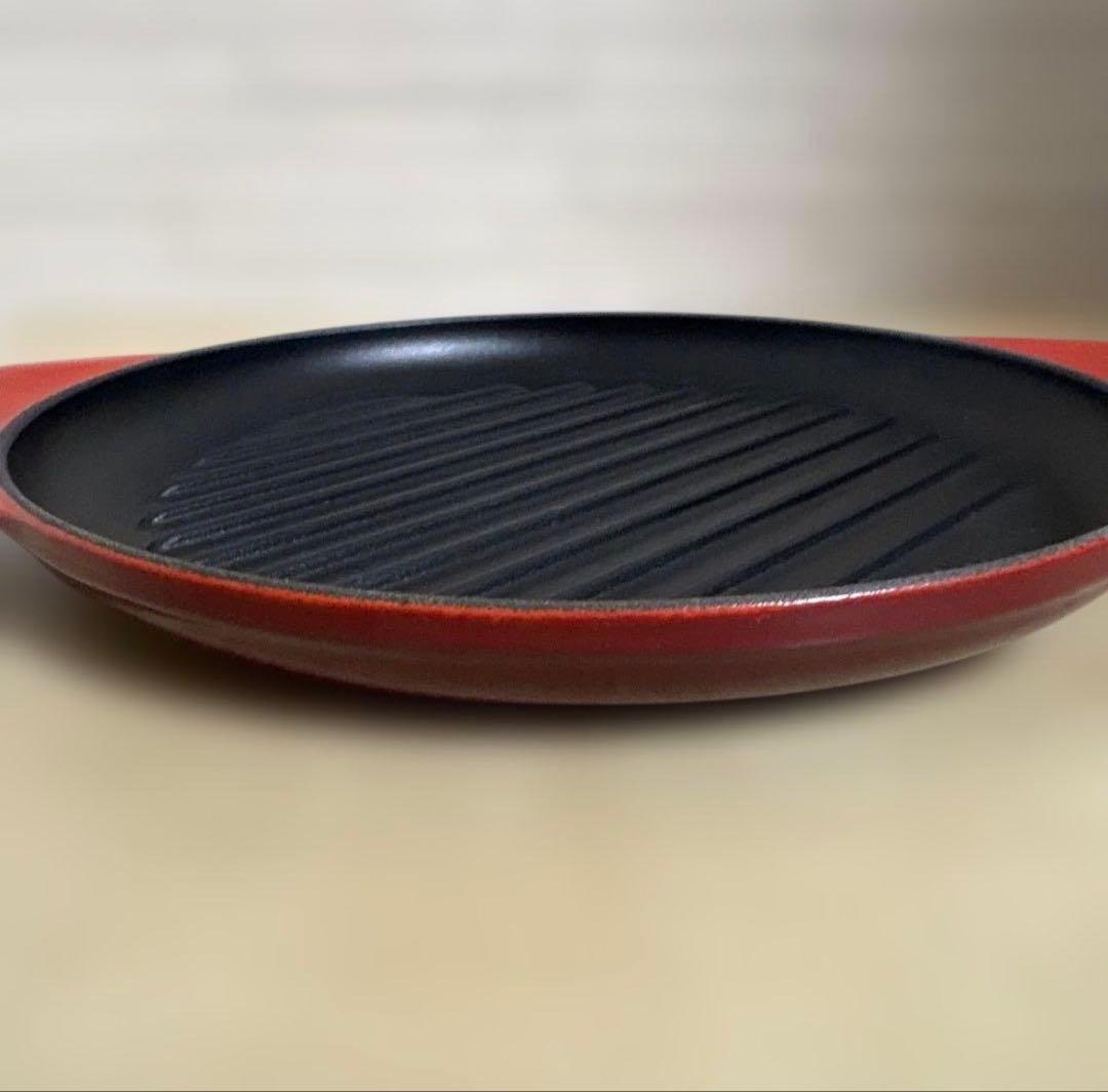 ♦︎値下げ【ルクルーゼ】ラウンドグリルパン