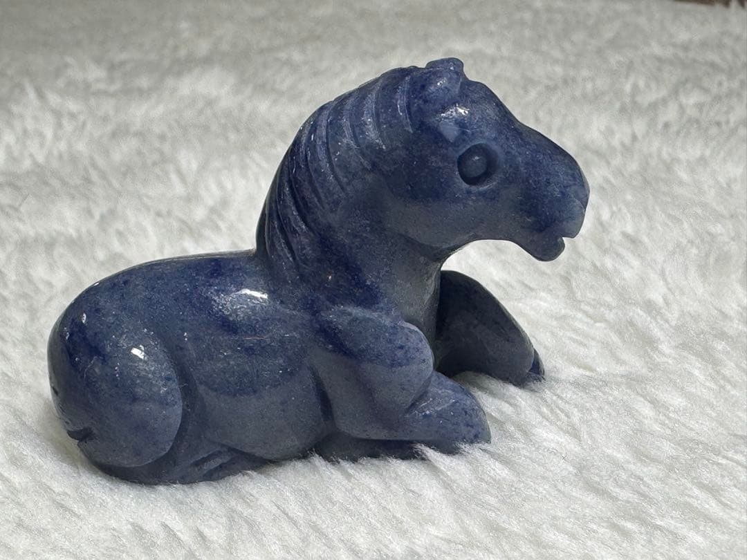 ラピスラズリ　馬の置物 約4、8cm