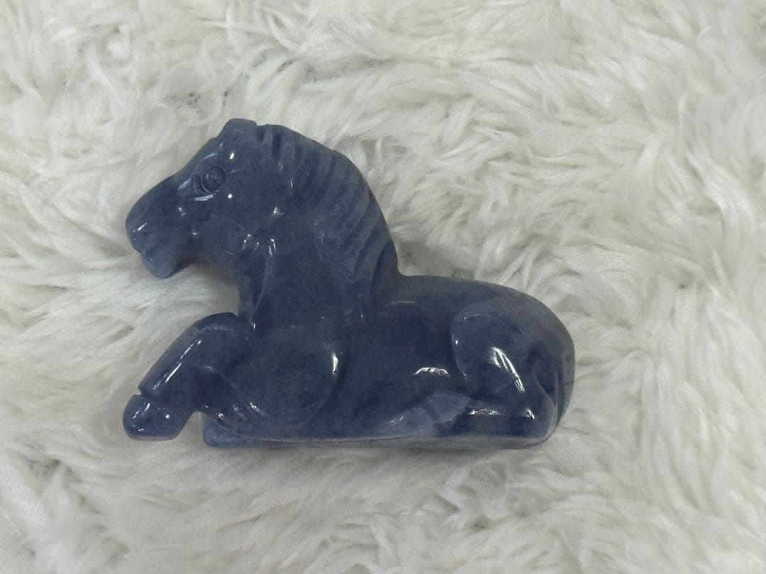 ラピスラズリ　馬の置物 約4、8cm