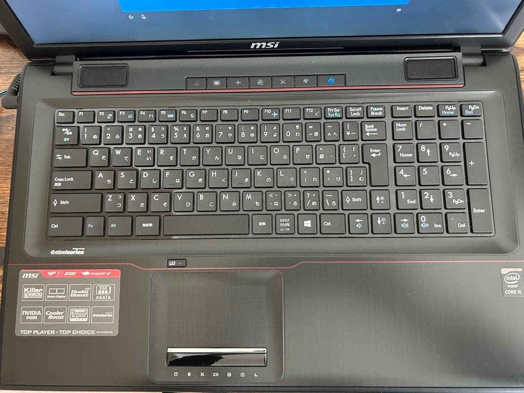 MSI ノートPC Windows 10 Core i5 メモリ16GB