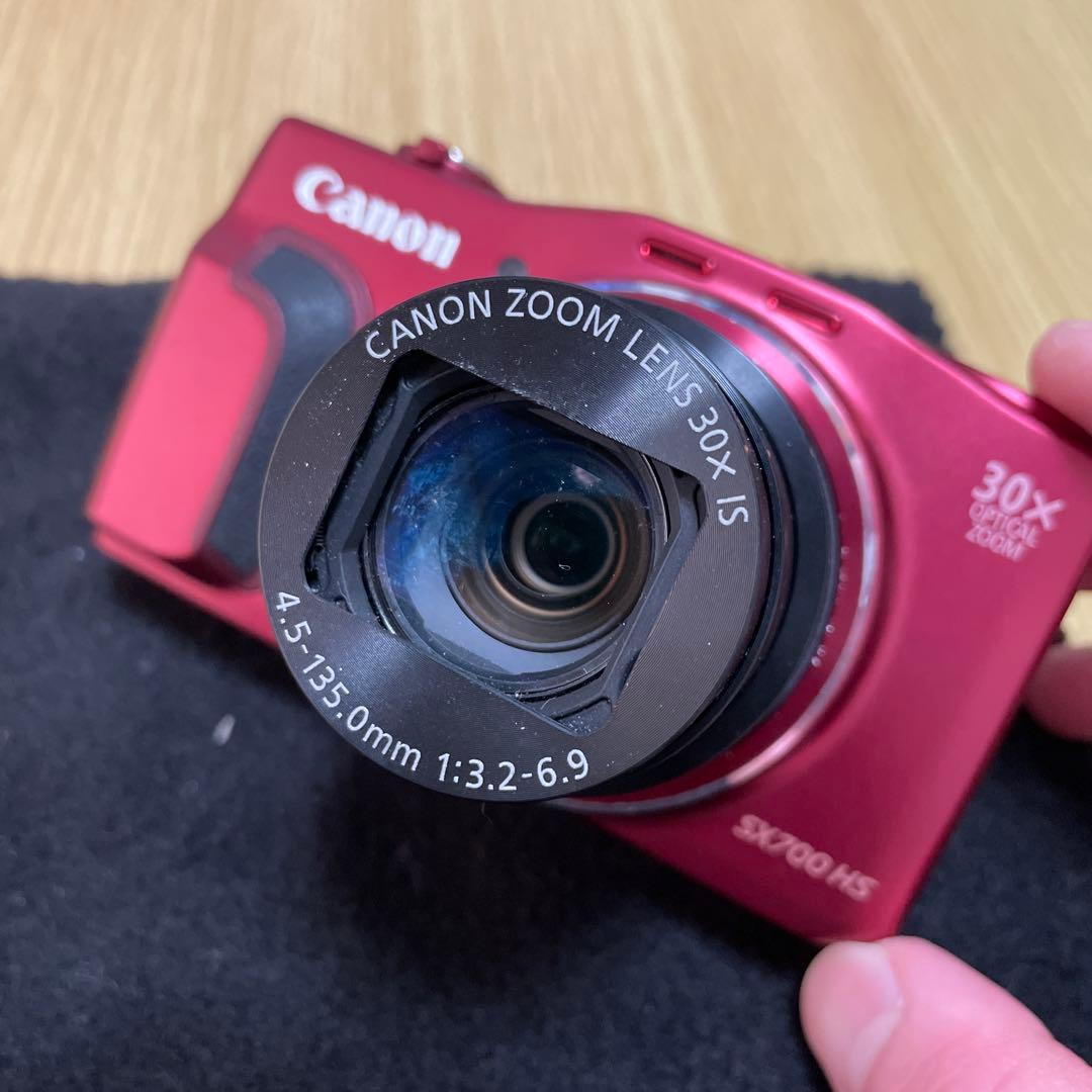 Canon PowerShot SX700 HS レッドWi-Fi対応