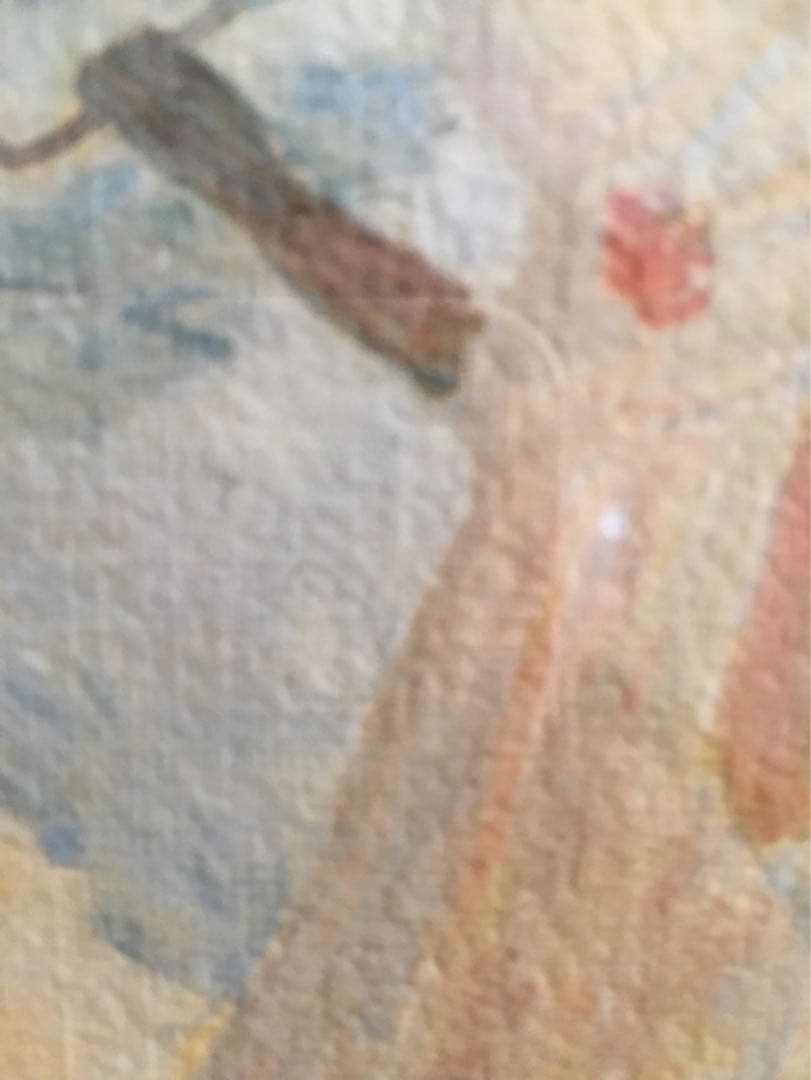 クロード・モネ　日傘をさす女　印刷画 金色　フレーム　金枠　額縁　絵画