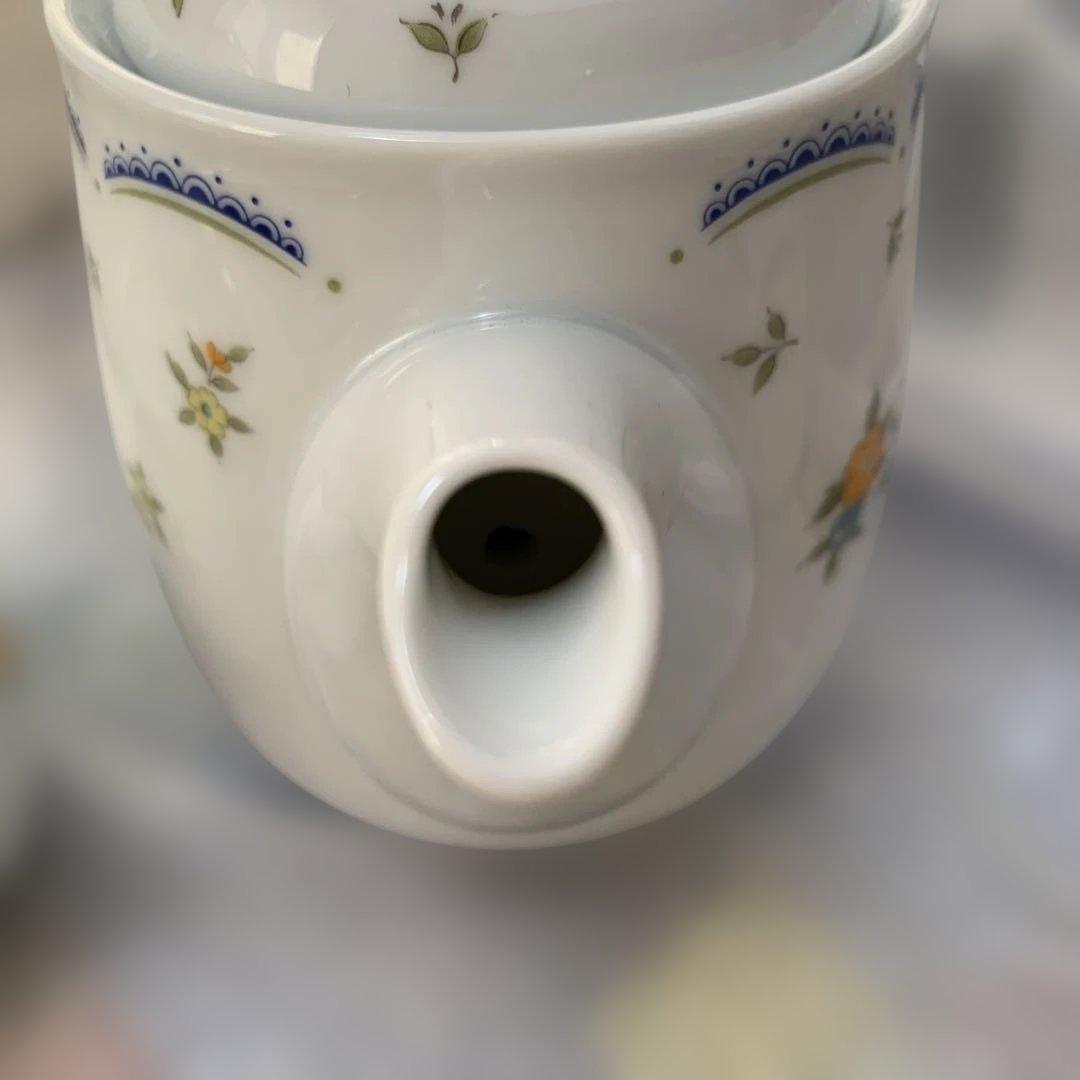 ビンテージ未使用　ノリタケ　ティーポット　シュガー　クリーマー