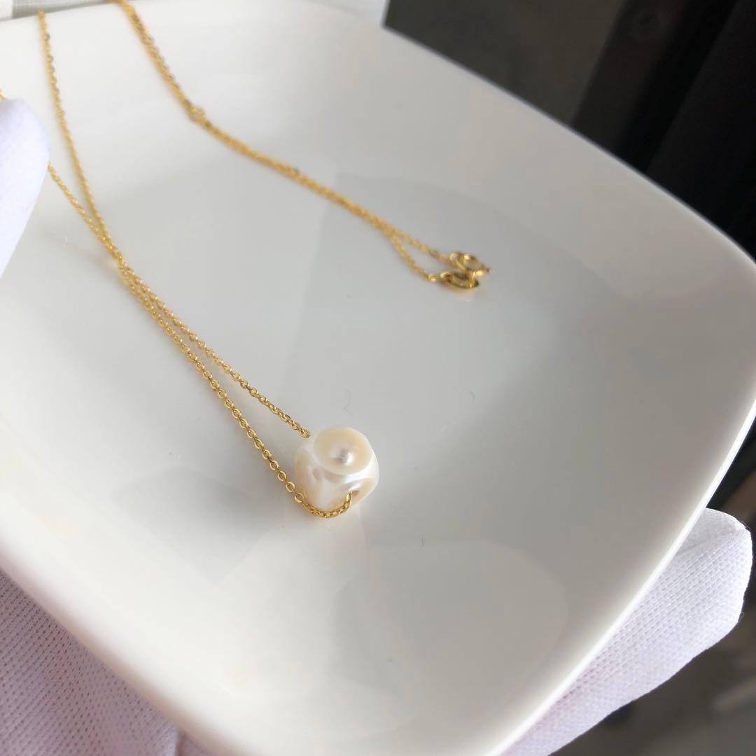 オリジナルデザイン　LUCK DICEシリーズ淡水パール　ネックレス　MR35