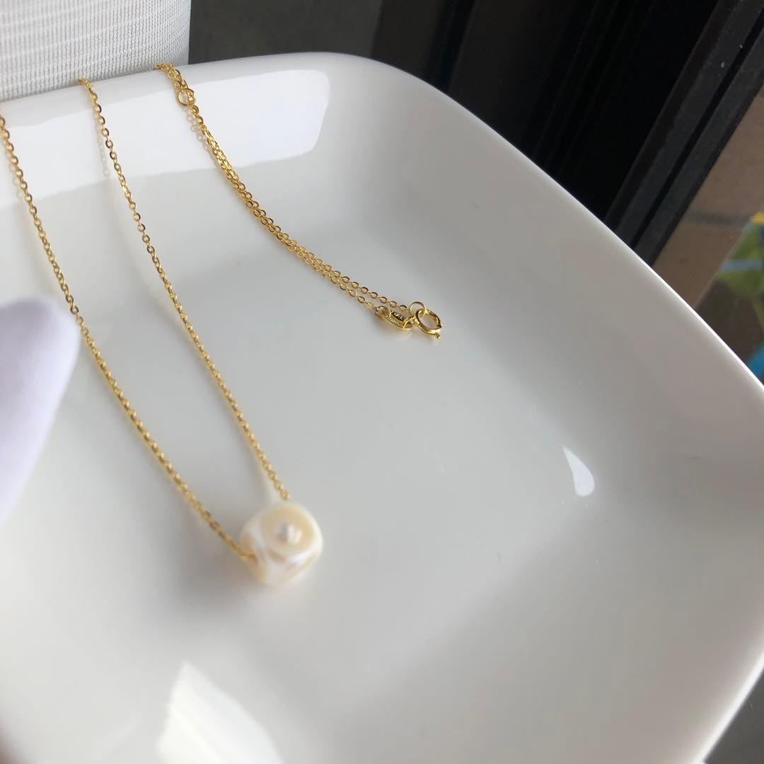 オリジナルデザイン　LUCK DICEシリーズ淡水パール　ネックレス　MR35