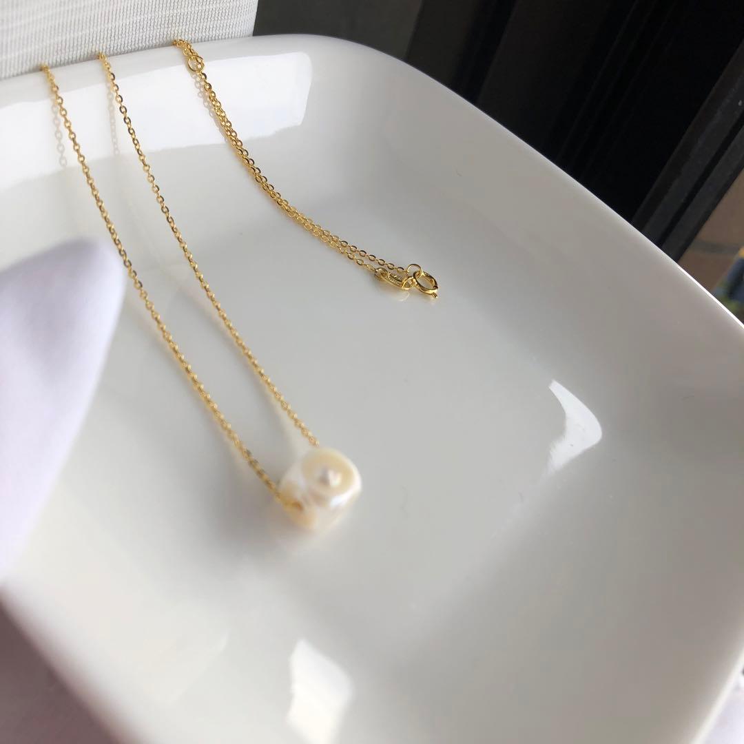 オリジナルデザイン　LUCK DICEシリーズ淡水パール　ネックレス　MR35