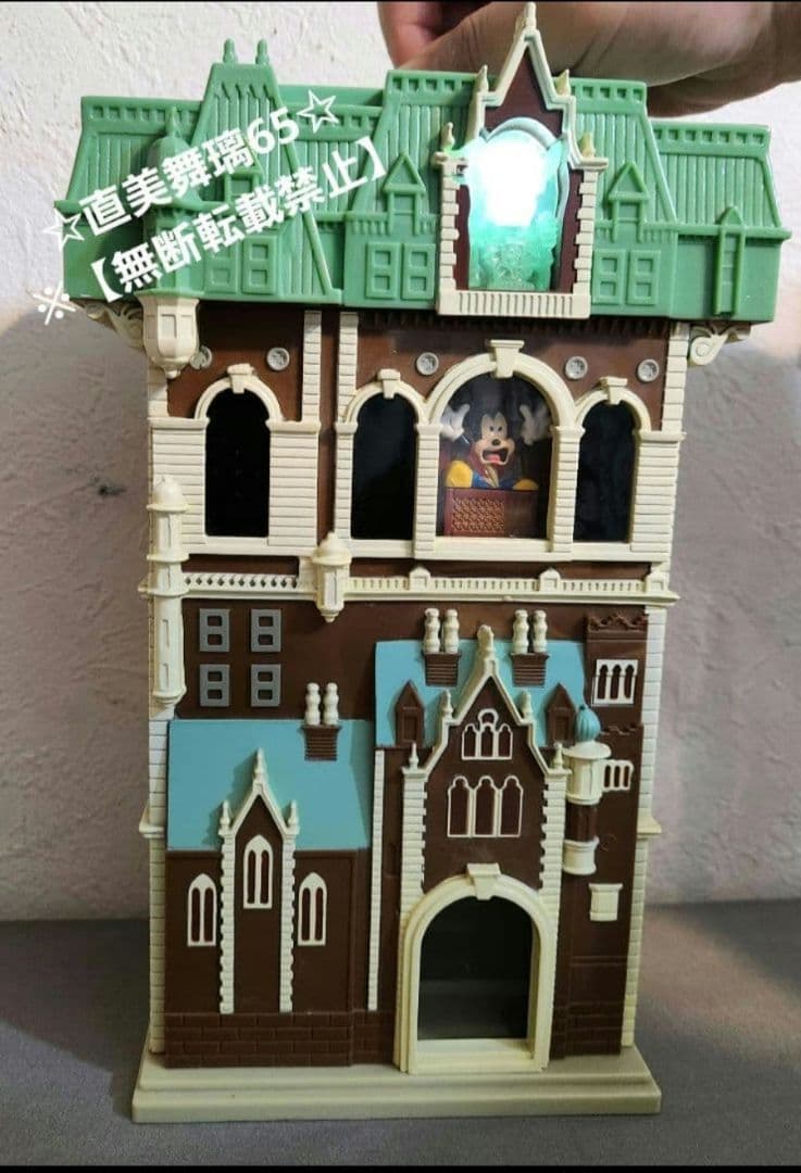 東京ディズニーリゾート　タワーオブテラー貯金箱　※【訳あり】