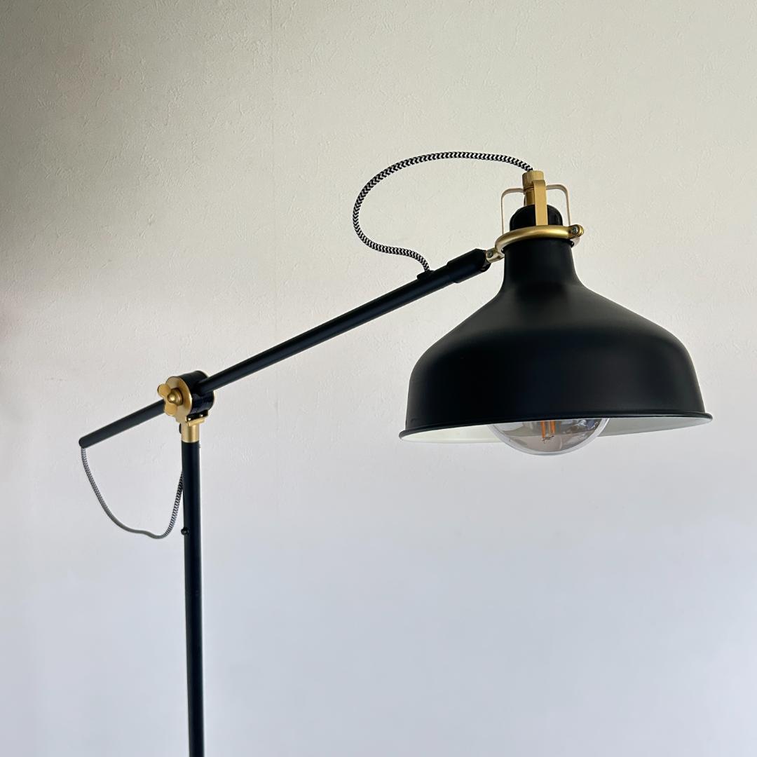IKEA RANARP ラーナルプ フロアスタンド ブラック
