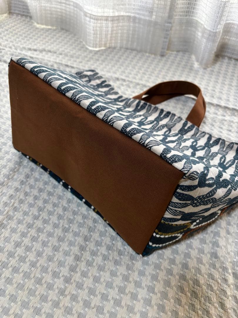 ⚮̈ハンドメイドハンドバッグ⚮̈両面ミナペルホネン pomppia & talte