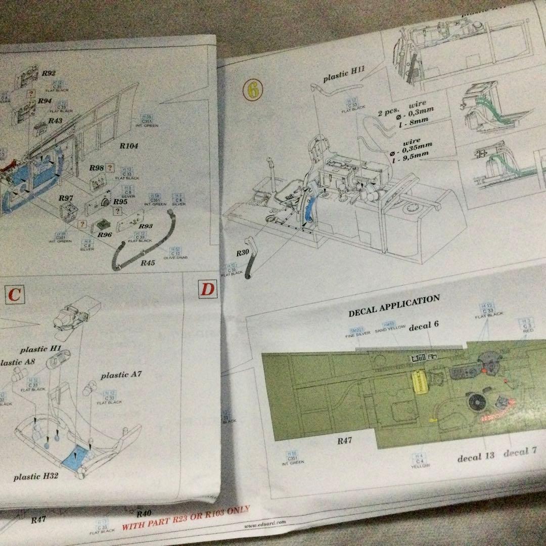 P–51D用ディティールアップパーツセット 1/48 eduard