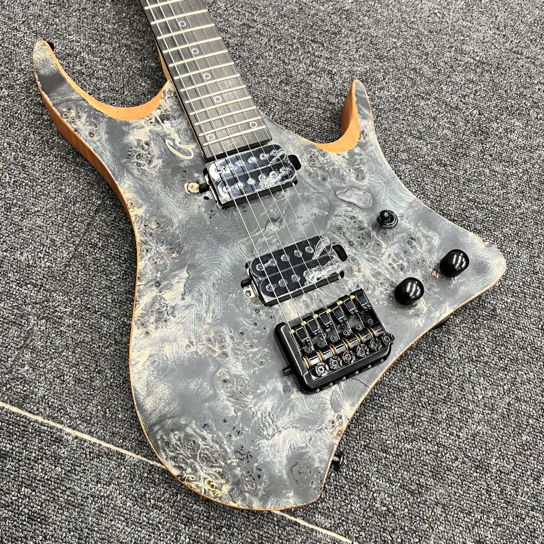 【11880】【新品】【通常弦張れます】 ヘッドレスギター ブラック