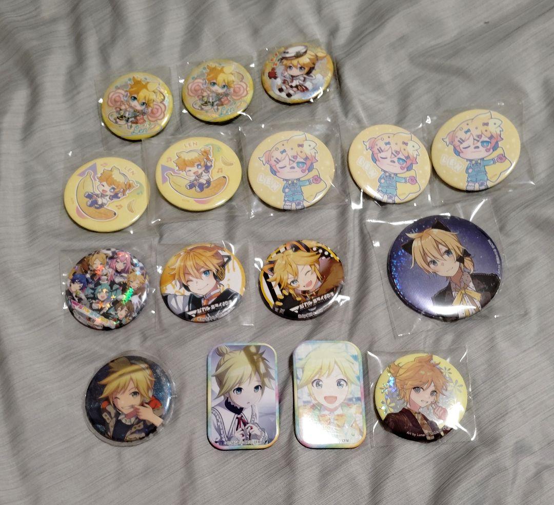 鏡音レン　初音ミク　ボカロ　プロセカ　缶バッジ　アクキー　アクスタ