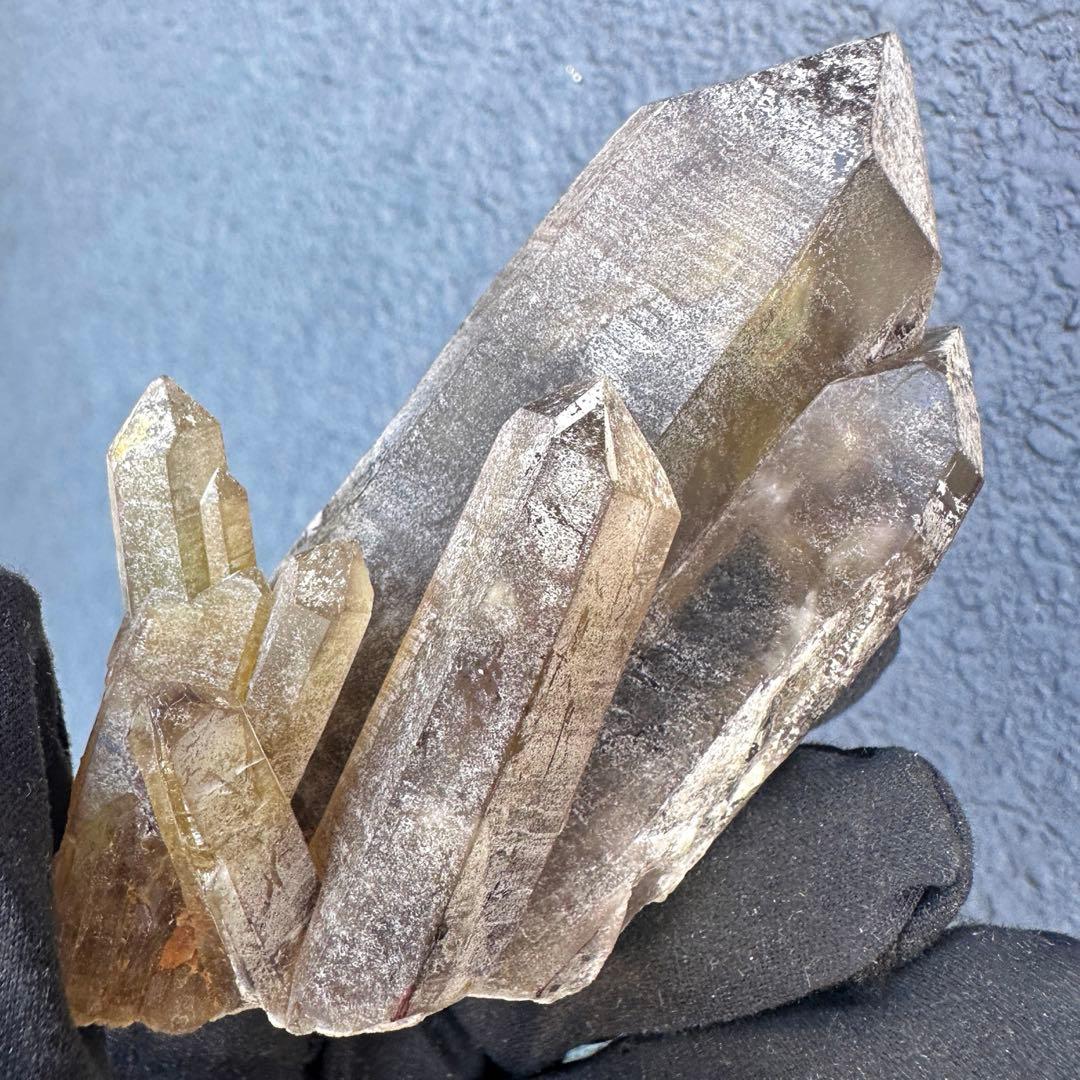【開運·魔除 】爆アレ❗️スモーキーシトリン水晶 クラスター 天然石A1630