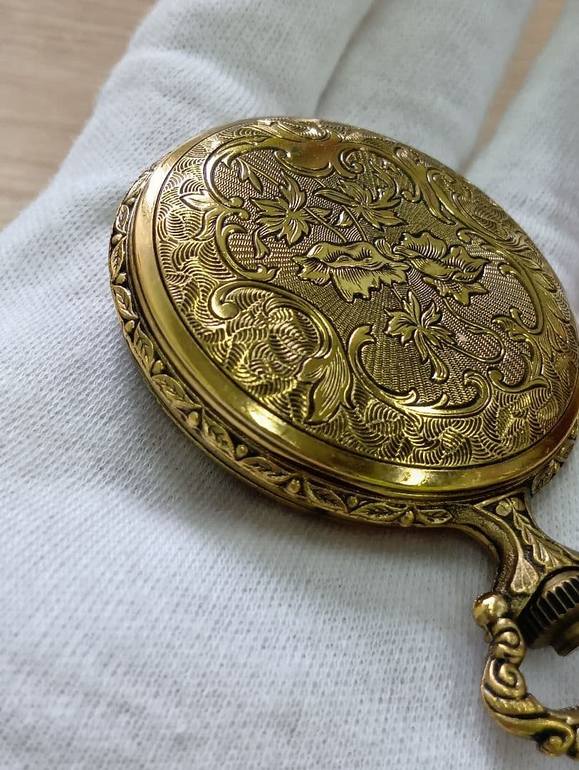 ヴィンテージ 5000個限定 レア★ミッキーマウス 懐中時計 ガラスドーム