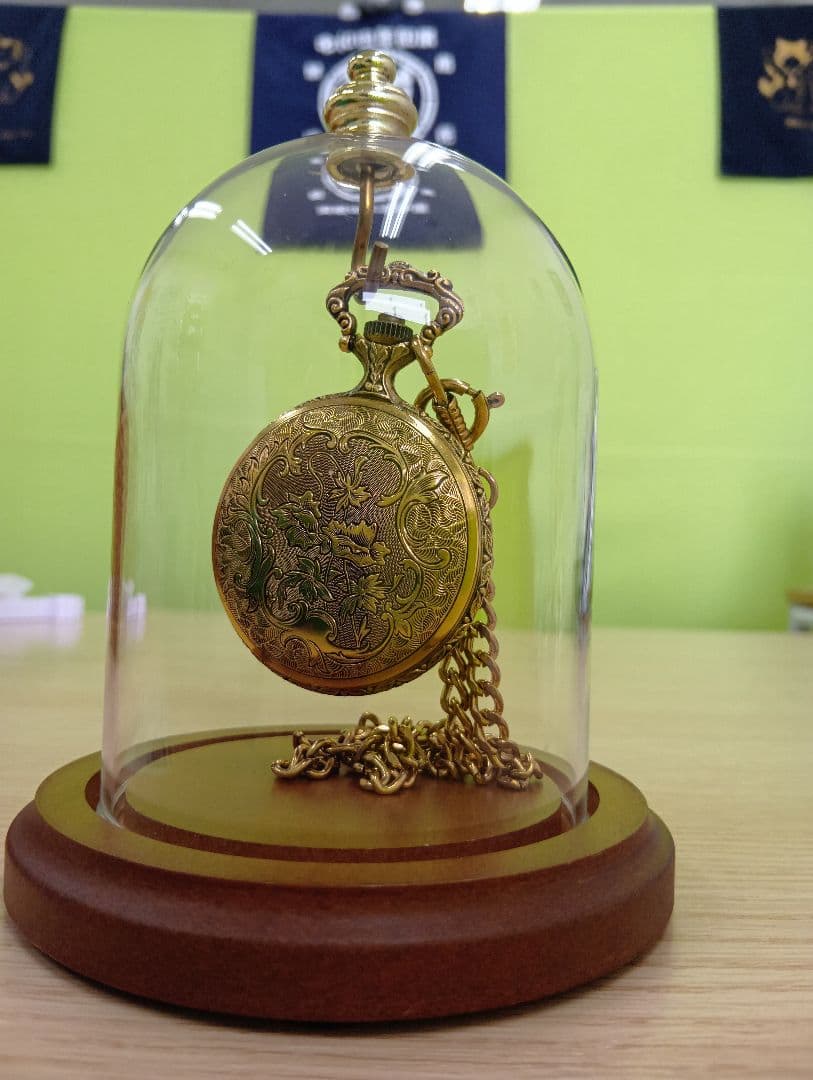 ヴィンテージ 5000個限定 レア★ミッキーマウス 懐中時計 ガラスドーム