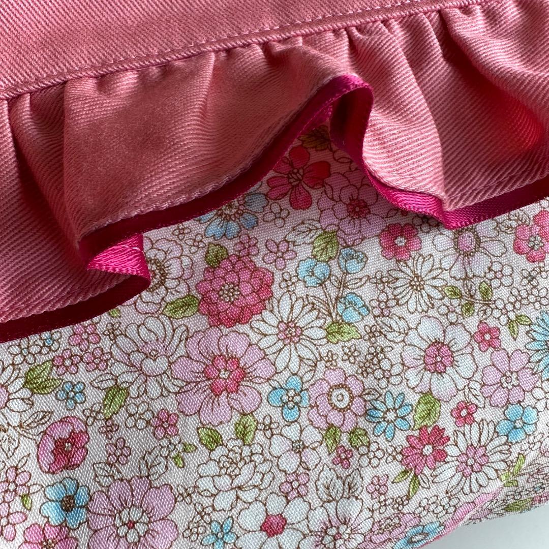 こゆひ様【191】上履き入れ　シューズバッグ　花柄　入園入学　女の子ハンドメイド