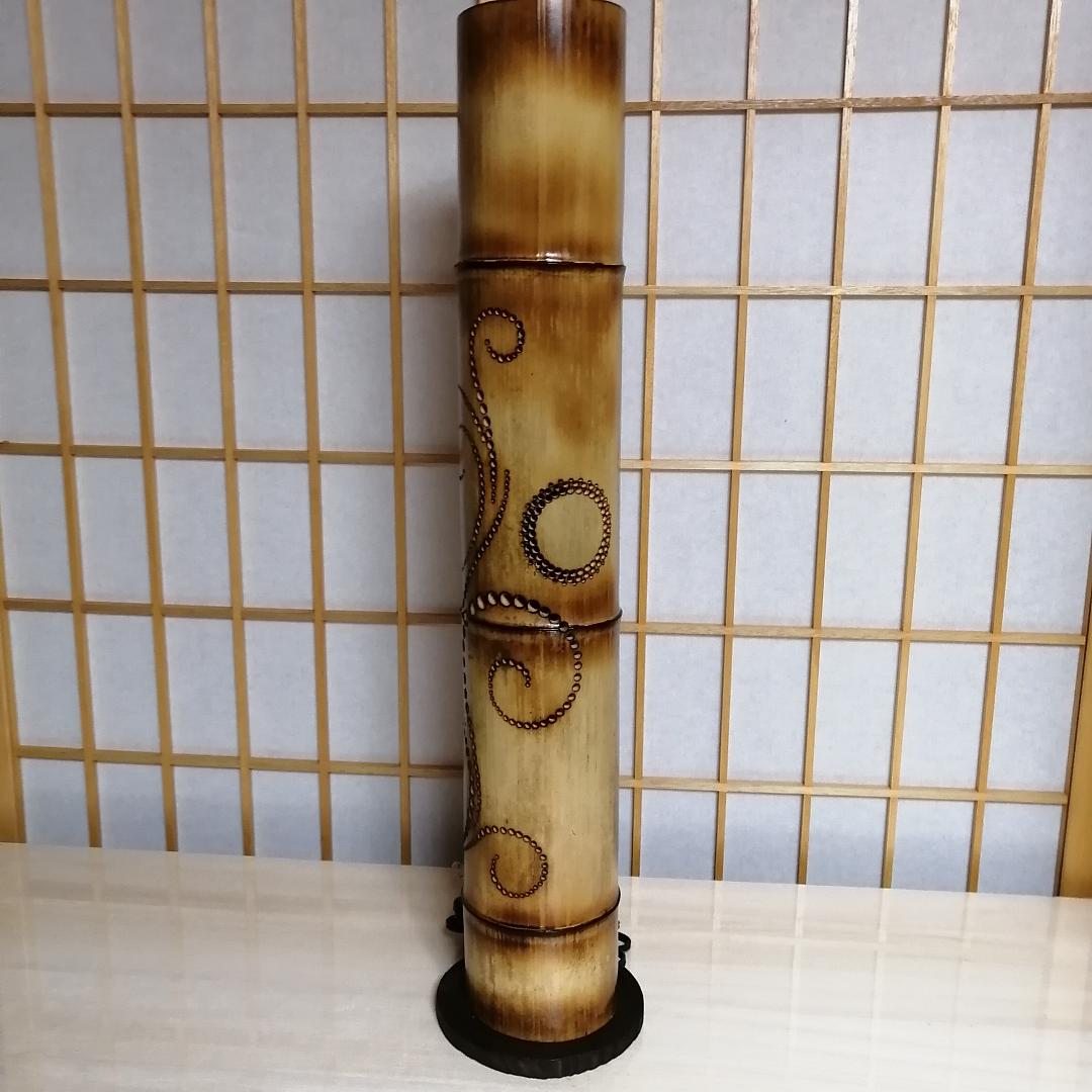 癒し灯火　竹行灯　No23230