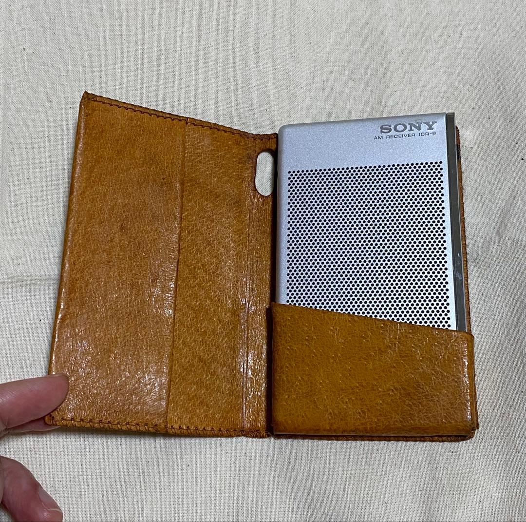 SONY サマリウムコバルトスピーカー ICR-9 専用ケース・電池付き