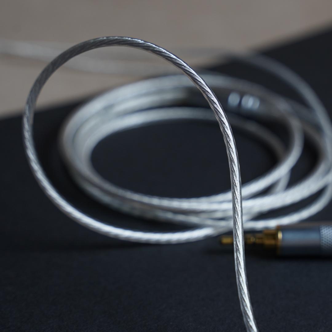 ついに7N 超冷凍製単結晶銅銀メッキ！最高スペックリケーブル2.5mm/2pin