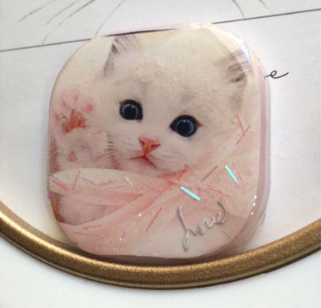 レジンヘアゴム♡ふわり子猫ちゃん