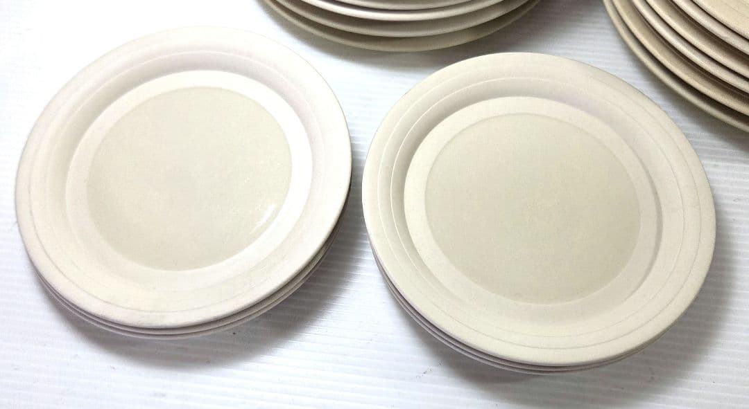 英国製 ヴィンテージ Hornsea ホーンシー 陶器 お皿 セット 18枚