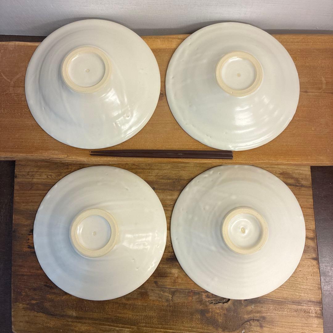 新品　陶器　陶芸作家　浅鉢4個　553