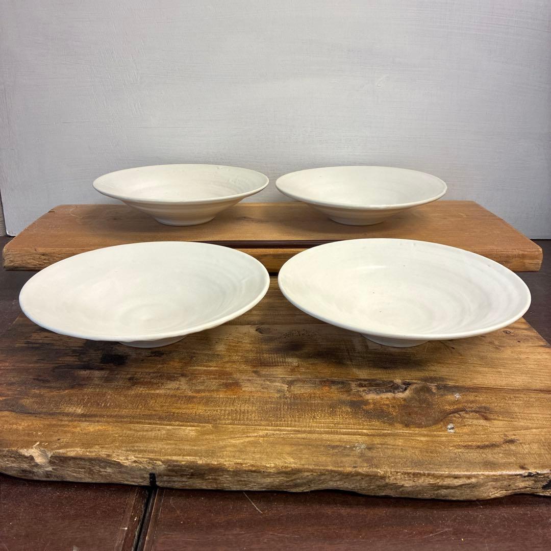 新品　陶器　陶芸作家　浅鉢4個　553