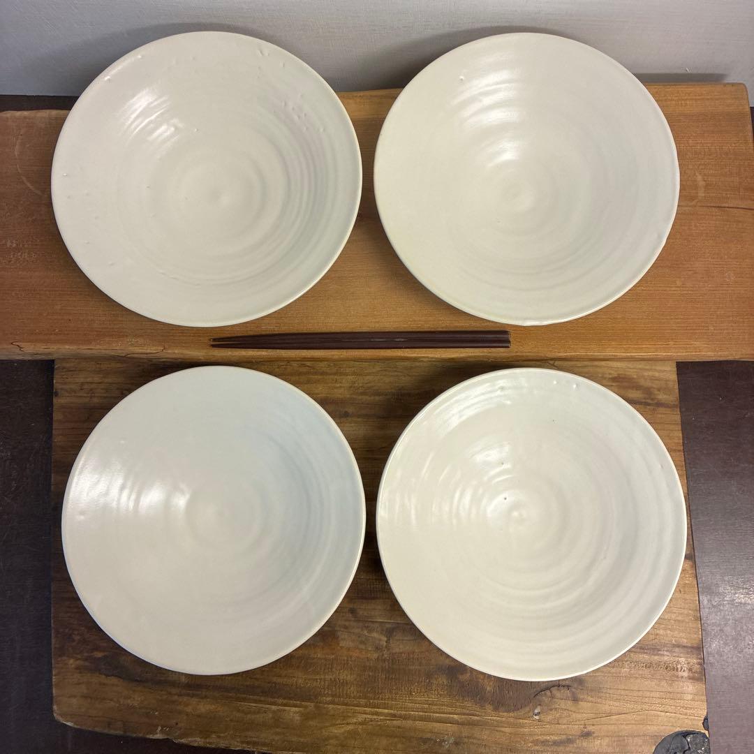 新品　陶器　陶芸作家　浅鉢4個　553
