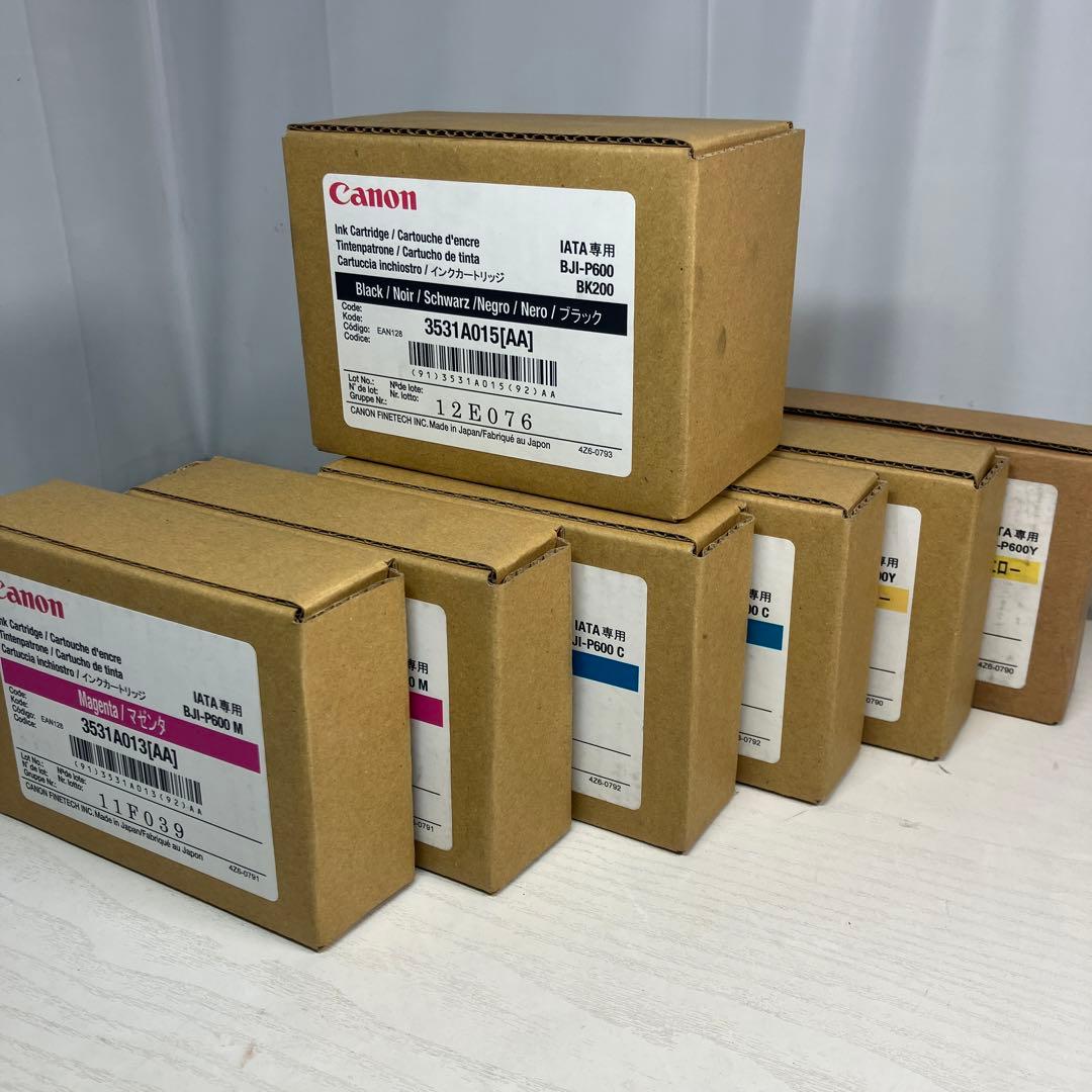 Canon BJI-P600 インクカートリッチ　IATA専用セット！