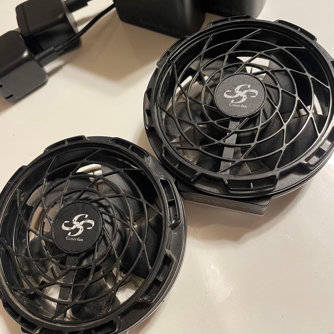 Cross-fan 扇風機服用ファンセット　冷却プレート付　欠品あり動作確認済み