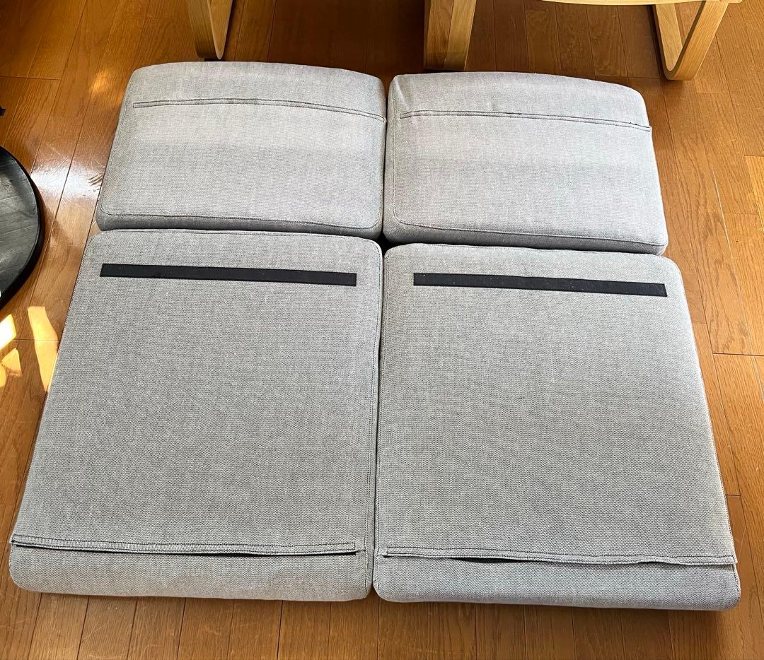 無印良品 リビングでもダイニングでもつかえるソファチェア 2人掛け　MUJI