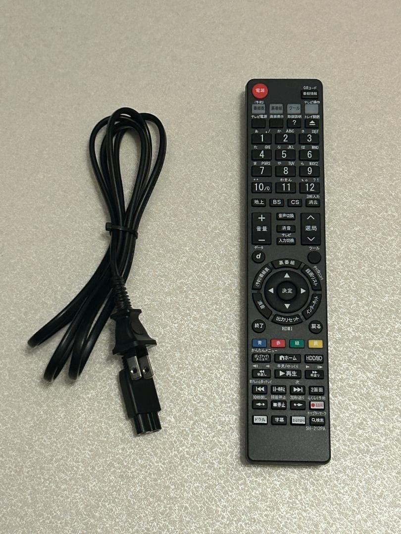 AQUOS BD-NT1000 ブルーレイレコーダー 2017年製