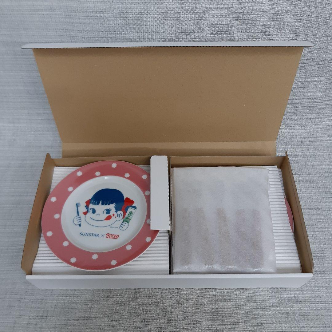 ペコちゃん サンスターお皿&フォーク 懸賞品 非売品 プレート5枚