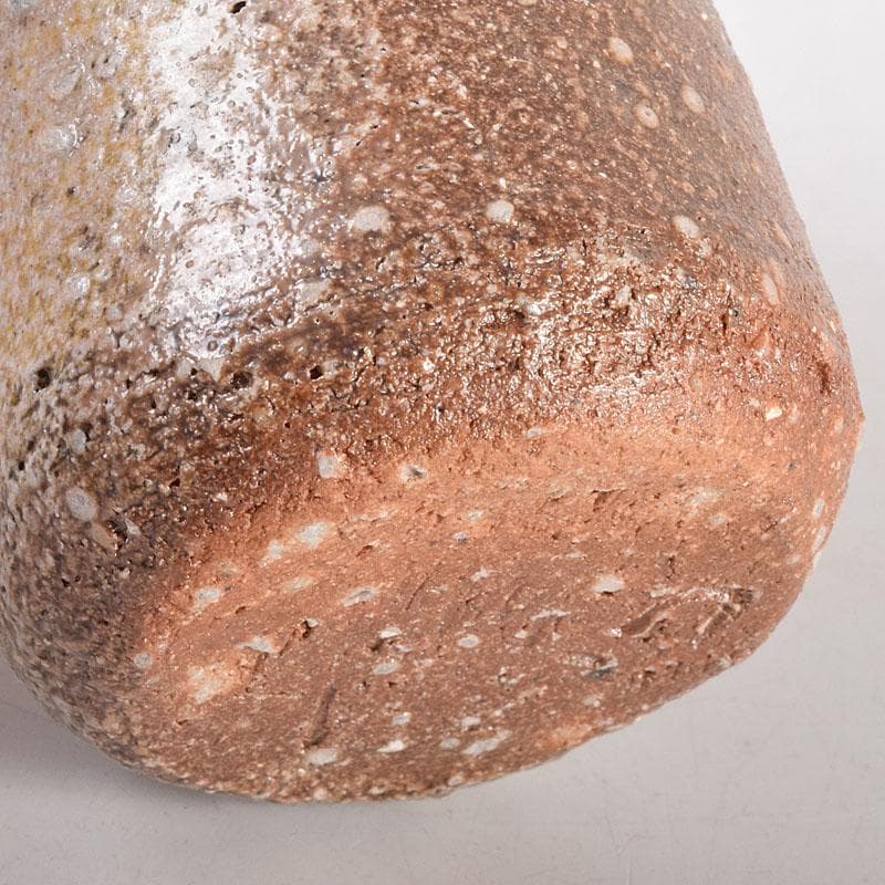 茶道具　椿作　信楽茶入　仕覆付　共箱　V　7197