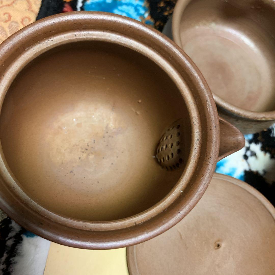 煎茶セット 備前 箱付き 茶道具 格安で 保証