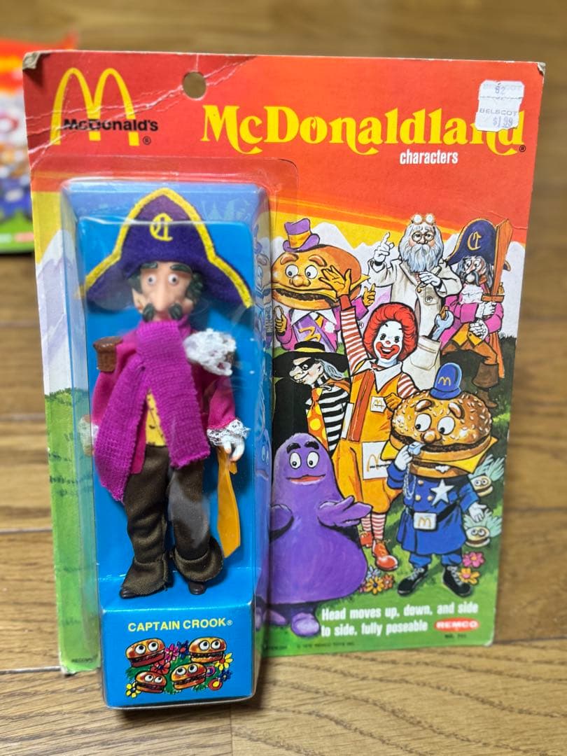 激レア REMCO 1976 マクドナルド ブリスターパック 7体 セット