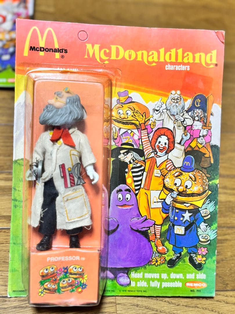 激レア REMCO 1976 マクドナルド ブリスターパック 7体 セット
