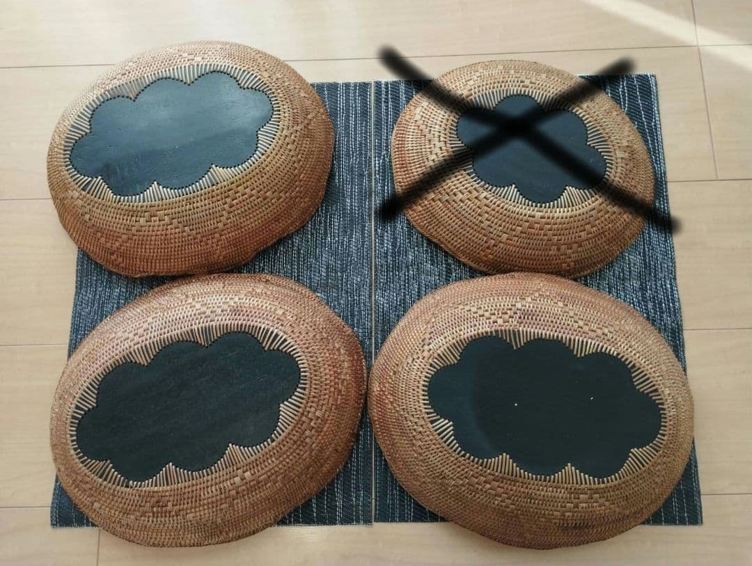 アタ 製品 ハンドメイド バスケット トレー バリ島 お土産