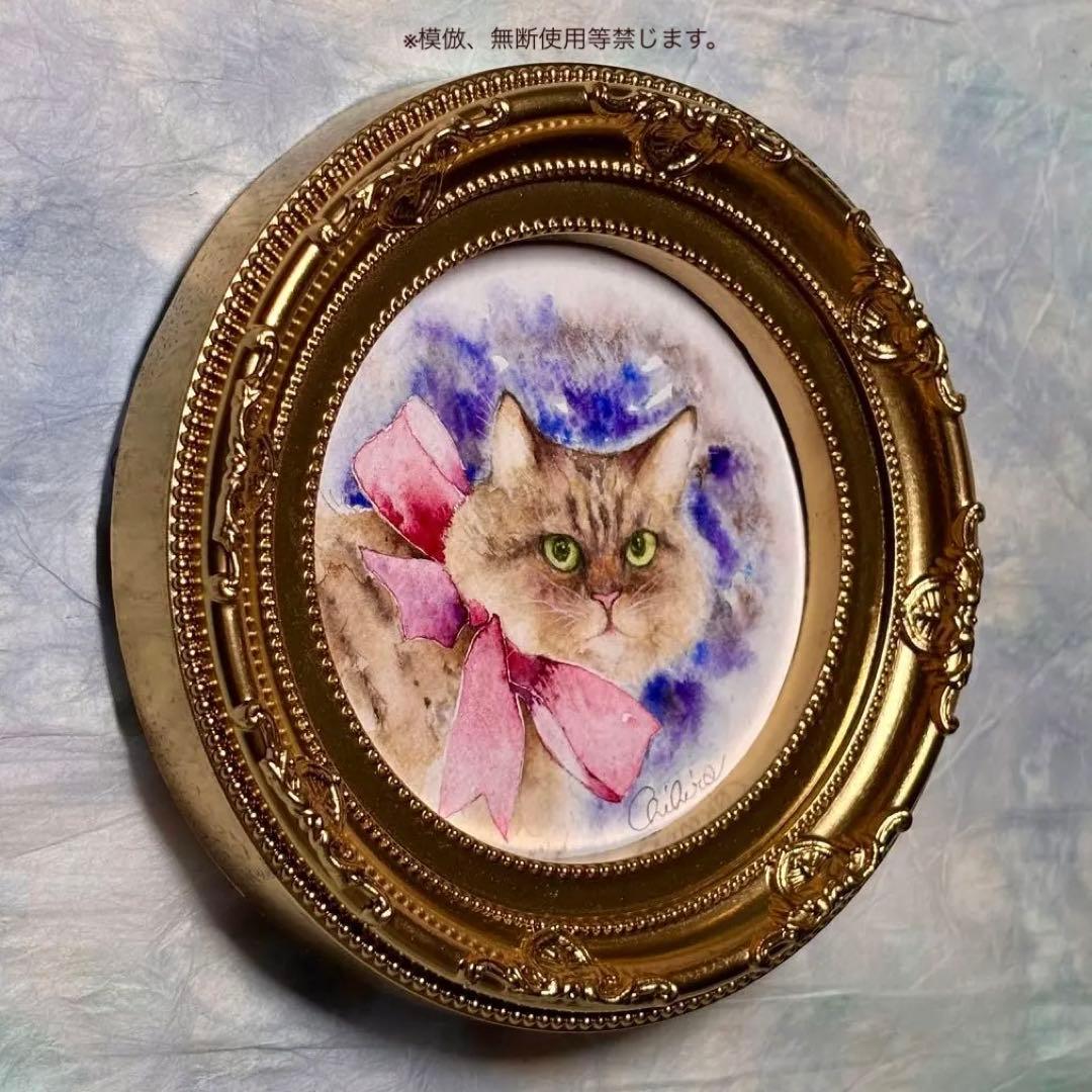 絵画 猫の絵 猫 にゃんこ 猫グッズ アンティーク ペルシャ 猫雑貨 可愛い猫