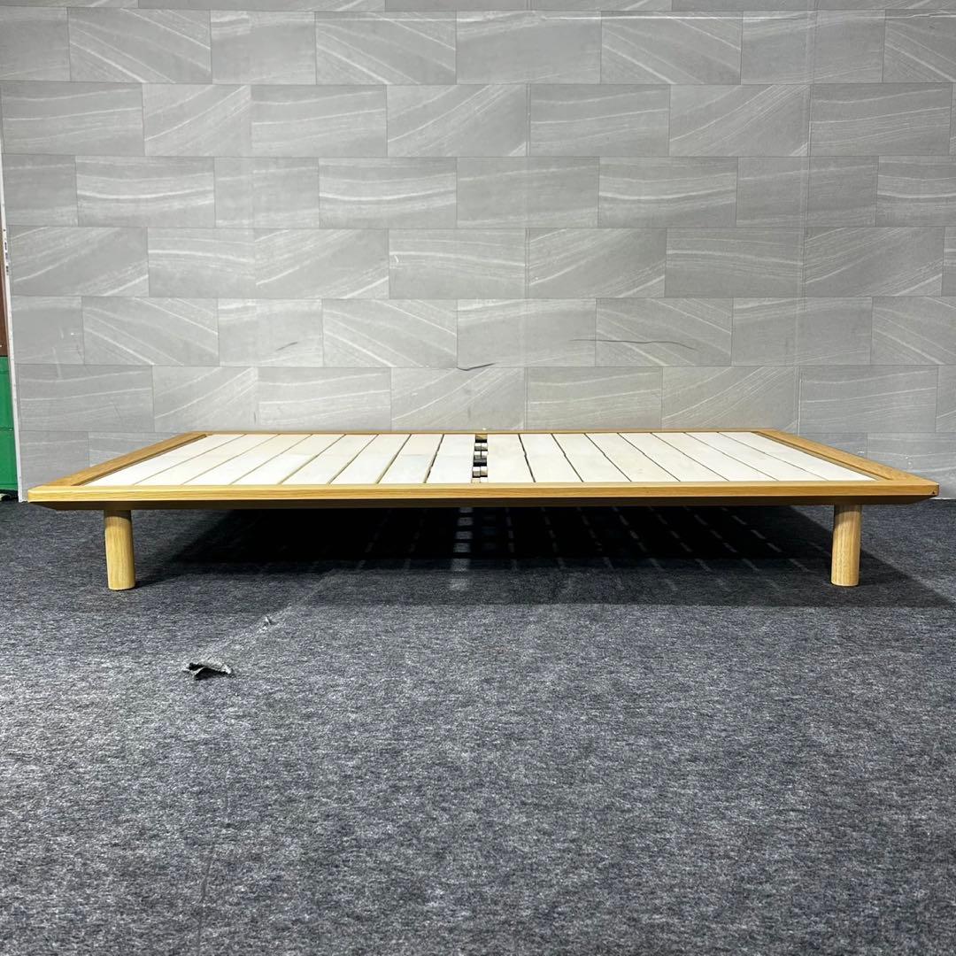 MUJI 無印良品 ベッドフレーム セミダブル 天然木 シンプル d4989