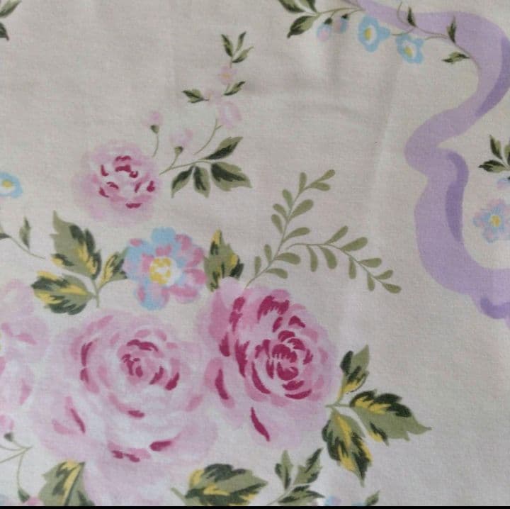 【紺碧★合わせ購入お値引きあり】新品★ピンクの薔薇綿100%シングル３点