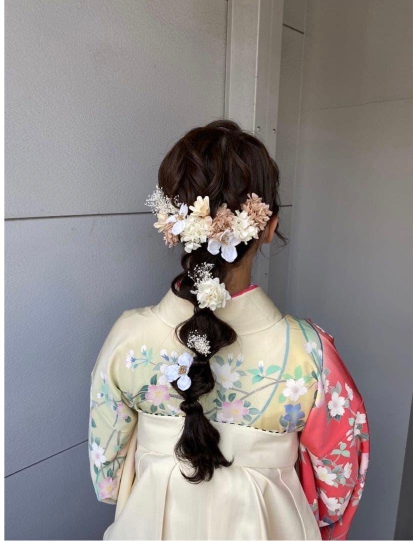 髪飾り　袴　振袖　成人