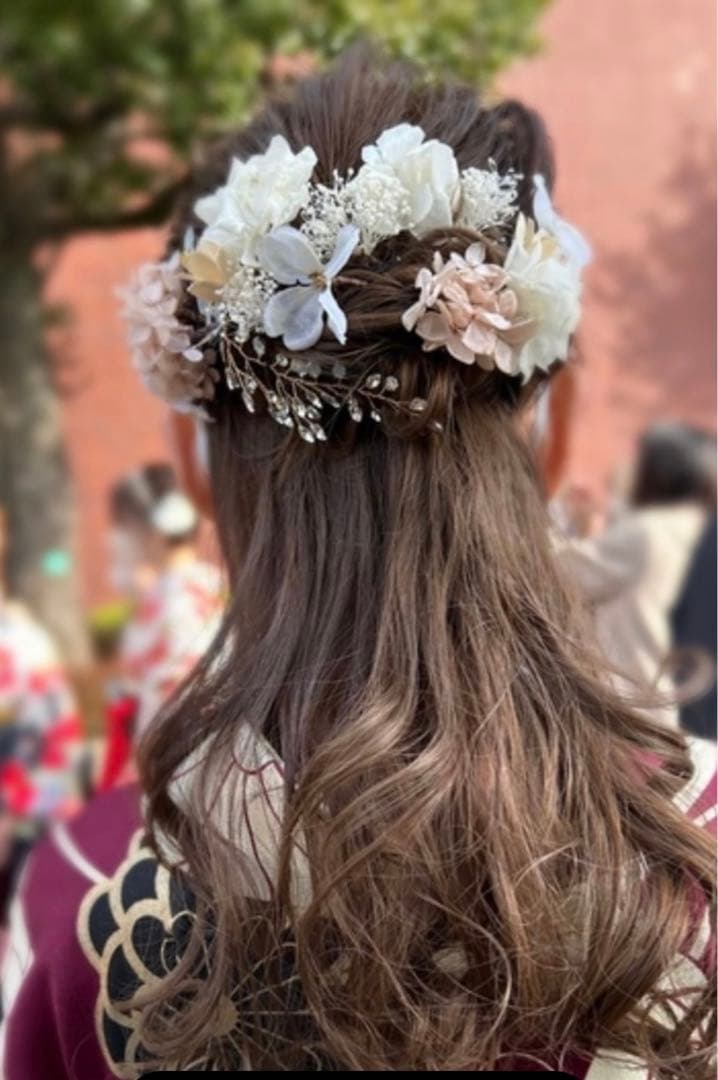 髪飾り　袴　振袖　成人