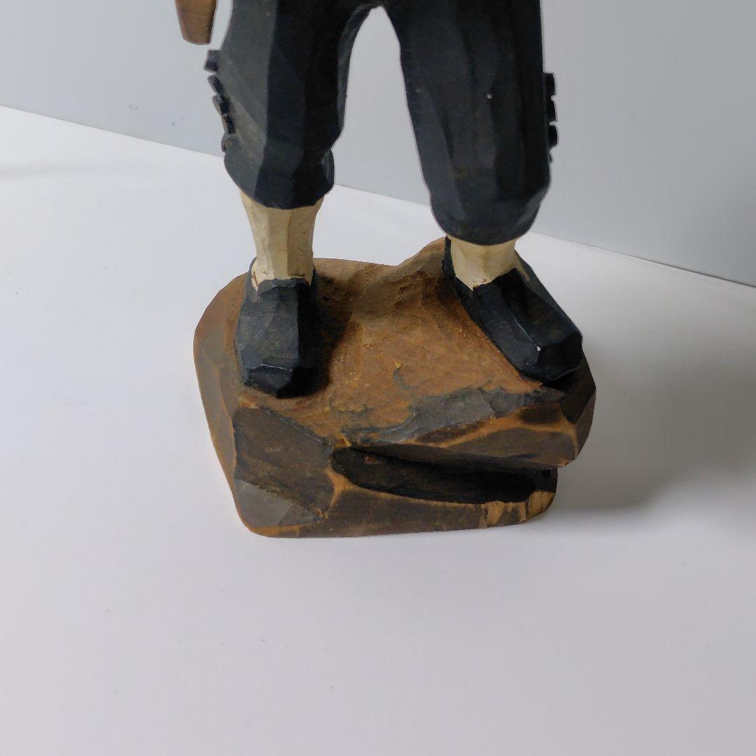 HENNING Wood Carving へニング★木彫り彫刻★パイプをくわえた