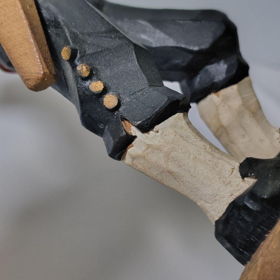 HENNING Wood Carving へニング★木彫り彫刻★パイプをくわえた