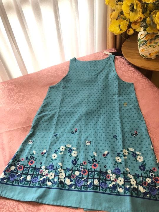 Mさま同梱になりました。　新品未使用　アナスイ　エプロン　背当てタイプ　ブルー